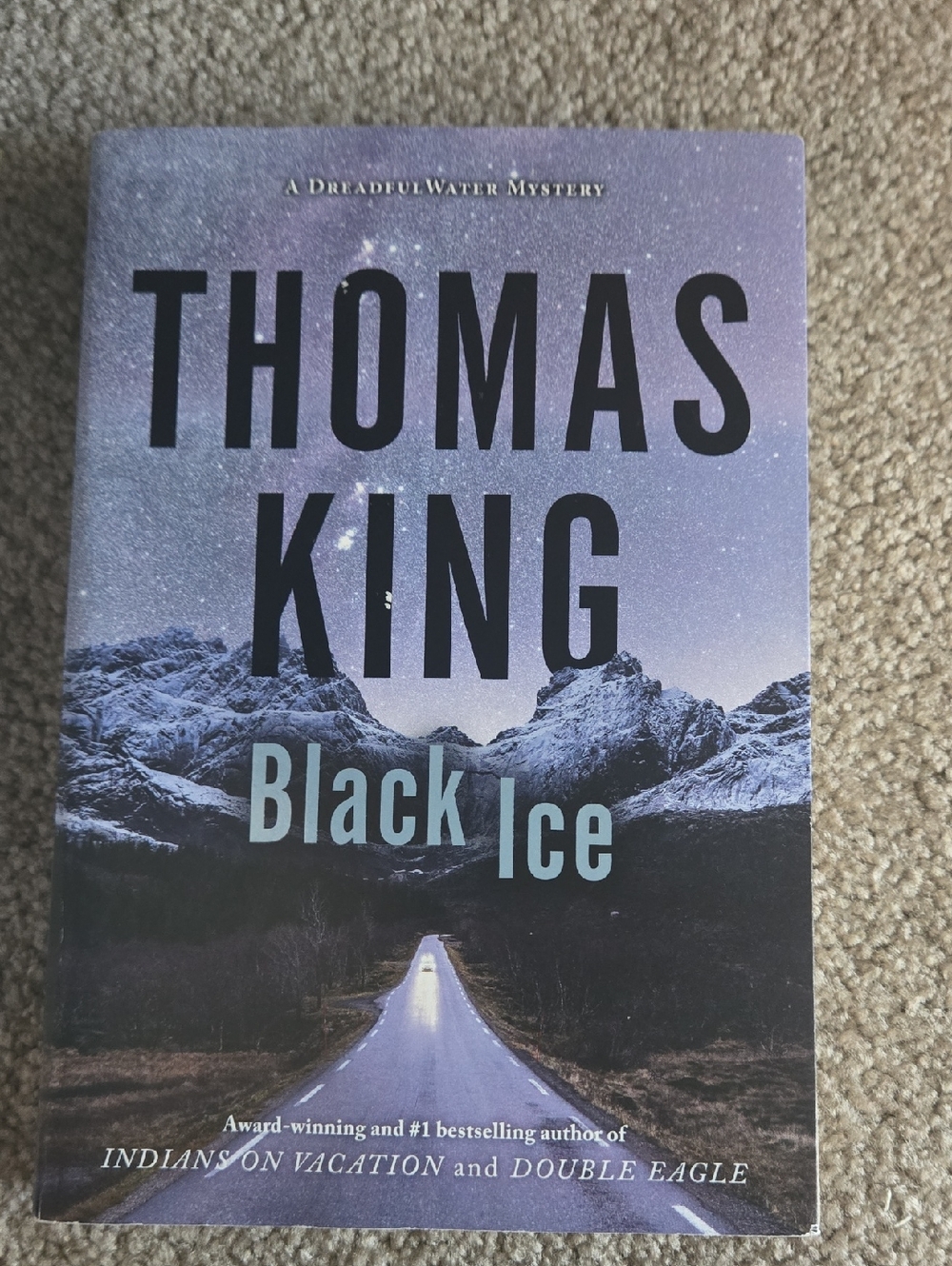 Thomas King "Black Ice" Hardcover Book - Blue/Black Cover